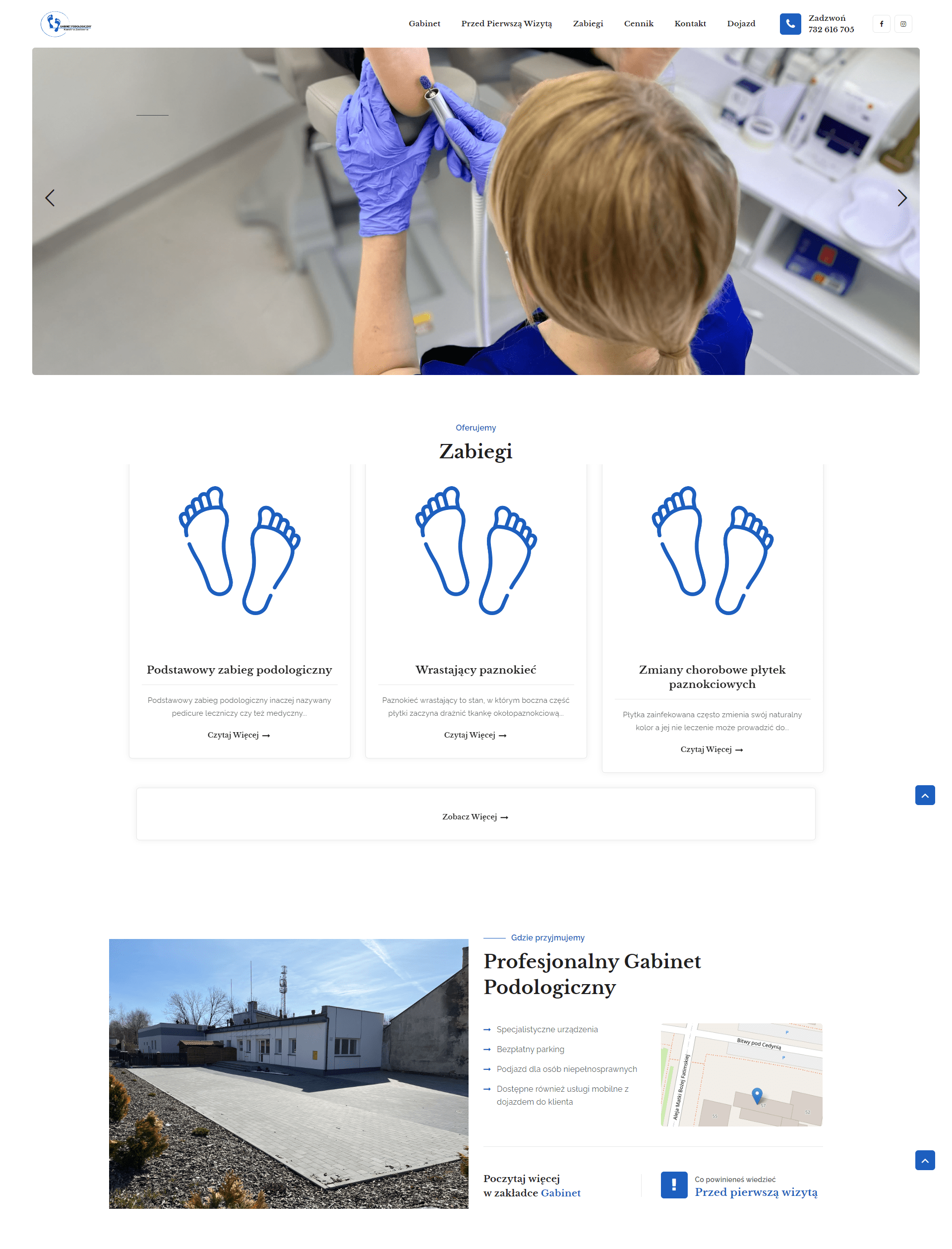 Gabinet podologiczny - Home